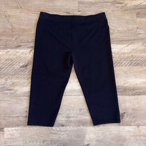 Coolibar Summer Capris Leggings Balck UPF 50+ Sun Protection Activewear Large